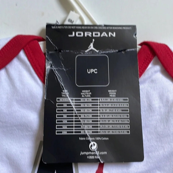 HOST PICK 👶 Air Jordan Nike 3-Pack Bodysuits - Size 6M (62-68CM), BNWT! 👶 - Picture 6 of 6